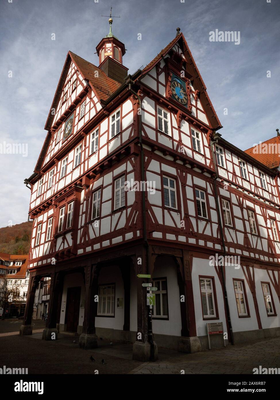 Halftimbered house in Bad Urach, BadenWuerttemberg, Germany Stock