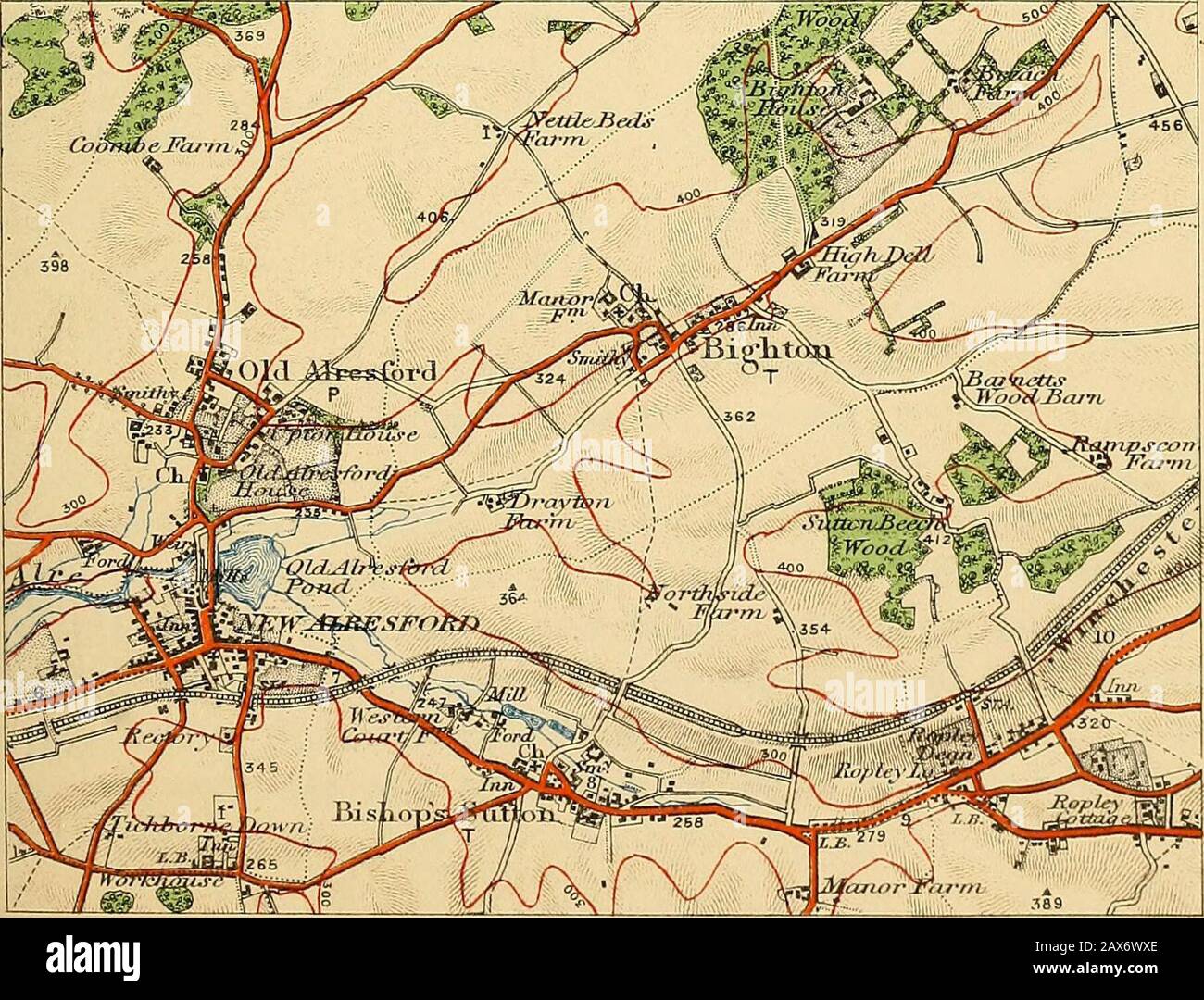 Map That Can Be Drawn On Maps And Survey . In Outline, Without Hills. In Colour On/Iuihi-C  Si,R&Gt;,-V. .Yii//I&Gt;Ini//Ii, /:I/.J Maps 25 Examination ; While If One  Tries To Obtain A General View Of Themap, The Contours Merge