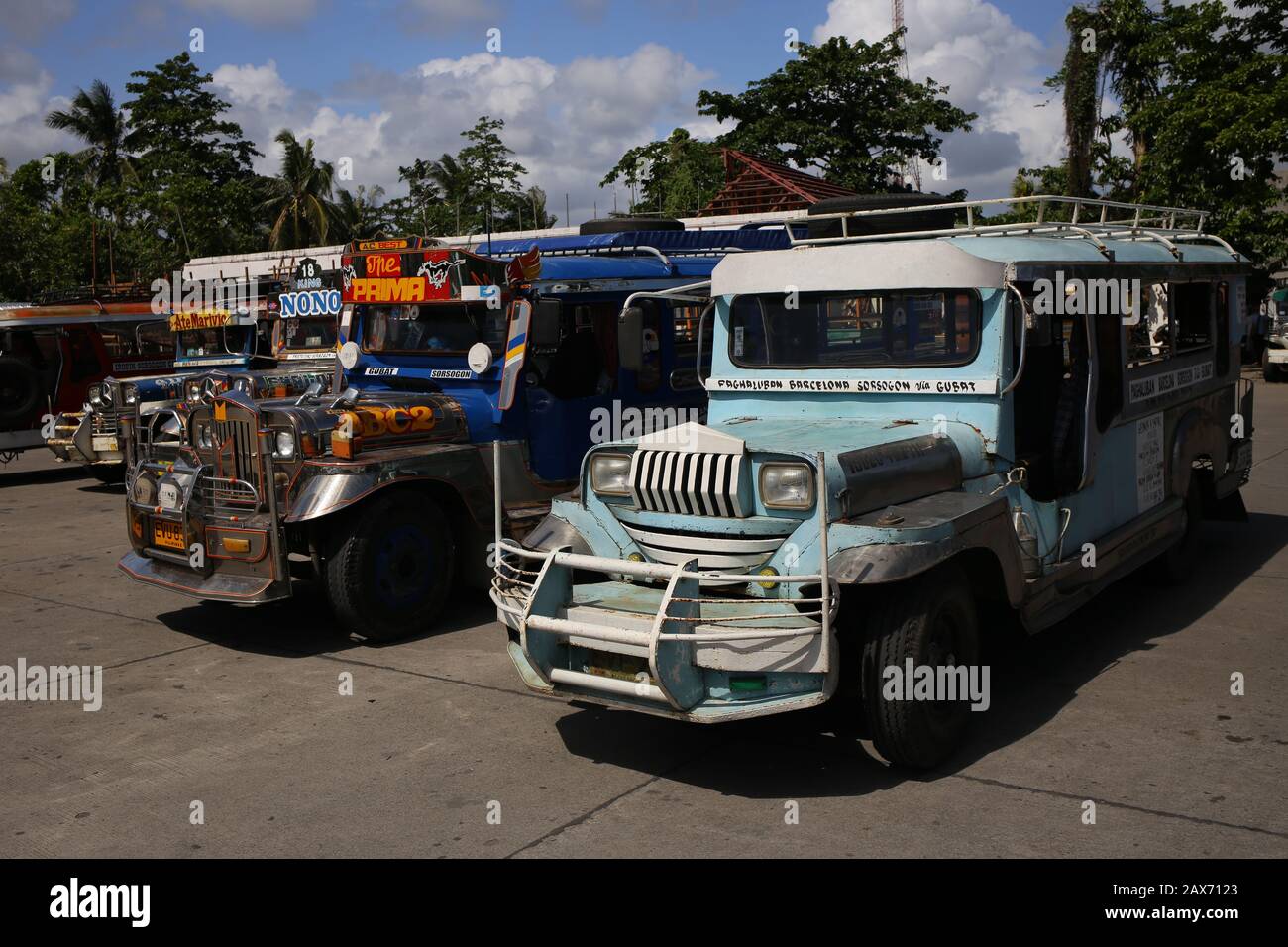 Jeepneys In The Philippines Stock Photo Alamy