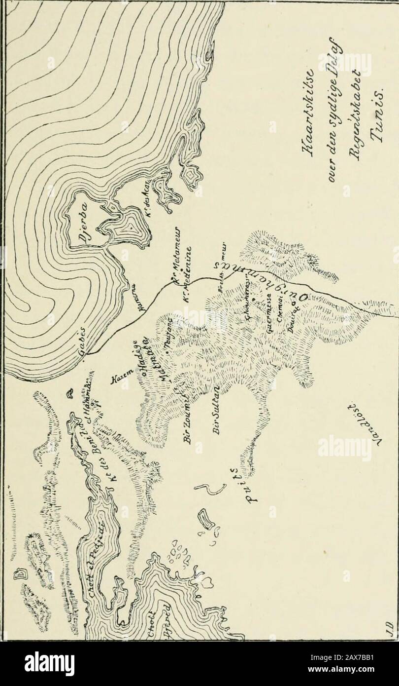 The cave dwellers of southern Tunisia; recollections of a sojourn with the  khalifa of Matmata; . ched in a wretched hut, which seemed to methen the  perfection of comfort, I >sat writing