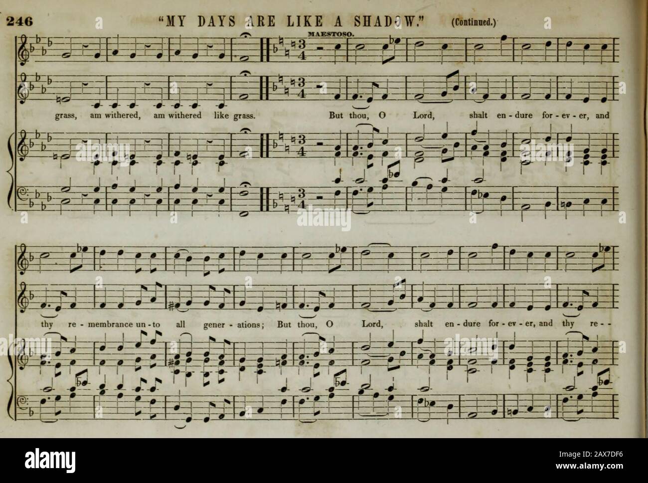 The Boston Musical Education Society's collection of church music : consisting of original psalm and hymn tunes, select pieces, chants, &c.; including compositions adapted to the service of the Protestant Episcopal Church . MY DAYS ARE LIKE A SHADOW, (Continued.) 245 [W v j i i L# I 1 | E  B^Ffa^H^ i. i r 1 f—i i S? ST— I— r My days are like a I ! I* I* that de - - clin - eth, that de - • ... .j (   . clin - eth; i i i My V f—p—p—p— 1 ! i J J i—& —1 -fS&gt;— p p t&gt; i -1—r—]—1— f-f-rl i i 1 1 1 1—1 h- i——n -1=F ST— S?— -?—F-p- 1 days are like a shadow 1 1that de - - -f-i—f- clin - - eth, Stock Photo