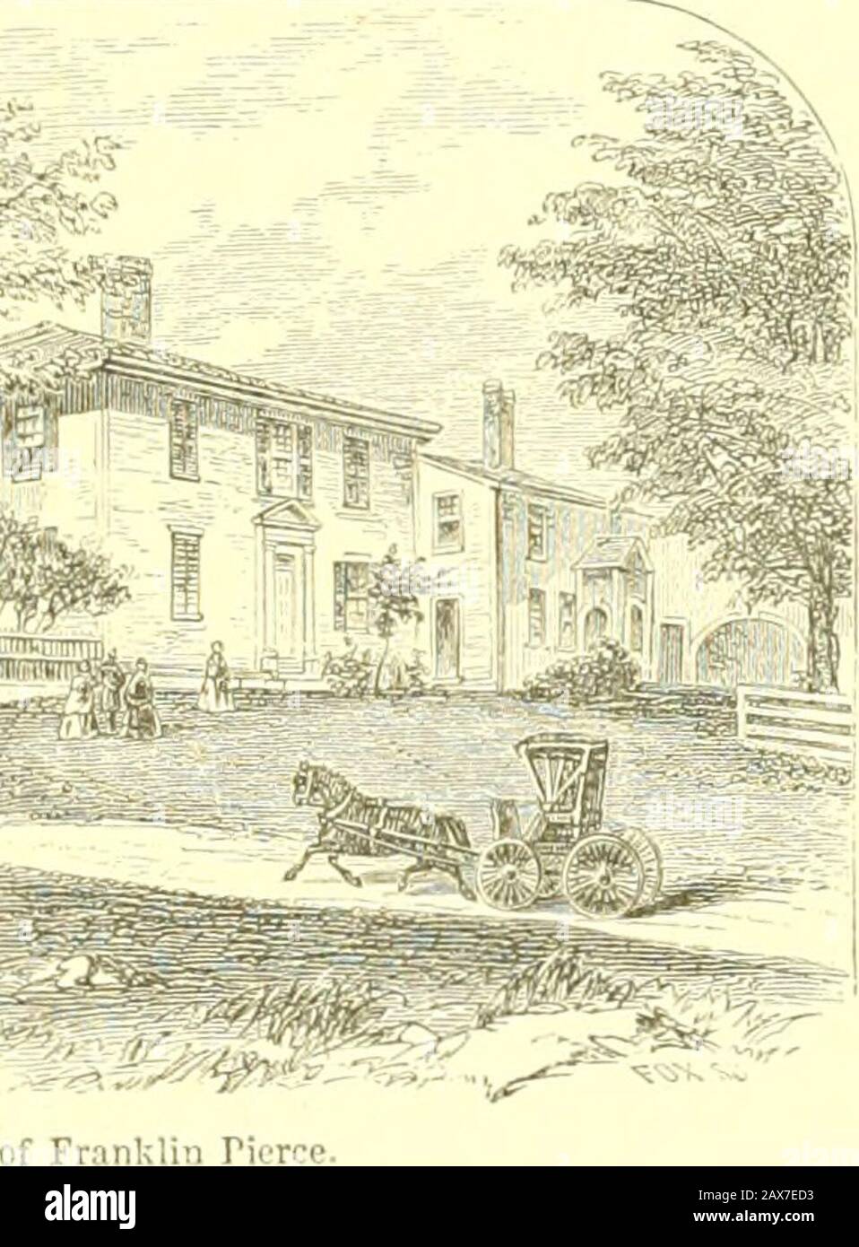 History and description of New EnglandNew Hampshire . esident Franklin Pierce, was also a distinguishedmilitary and civil officer. He entered the army at Lexington, and con-tinued under arms till the last troops were disbanded in 1784. JhcEx-president was born here in 1804, and practised law some time beforemoving to Concord. A Congregational church was formed in 17(59,and Rev. Jonathan Barnes was jiastor from 1772 until 1803, after whichthe pastorate does not seem to have been a bed of roses to any of thiincumbents, owing to that almost invariable cause of embarrassment intown settlements, a Stock Photo