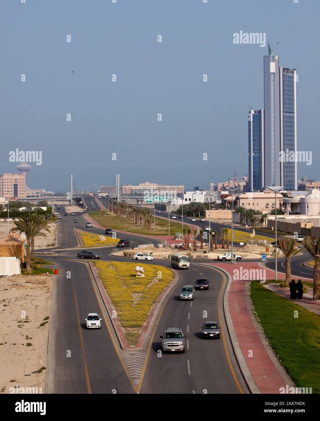 Al Khobar city in Eastern Province, Saudi Arabia. Stock Photo