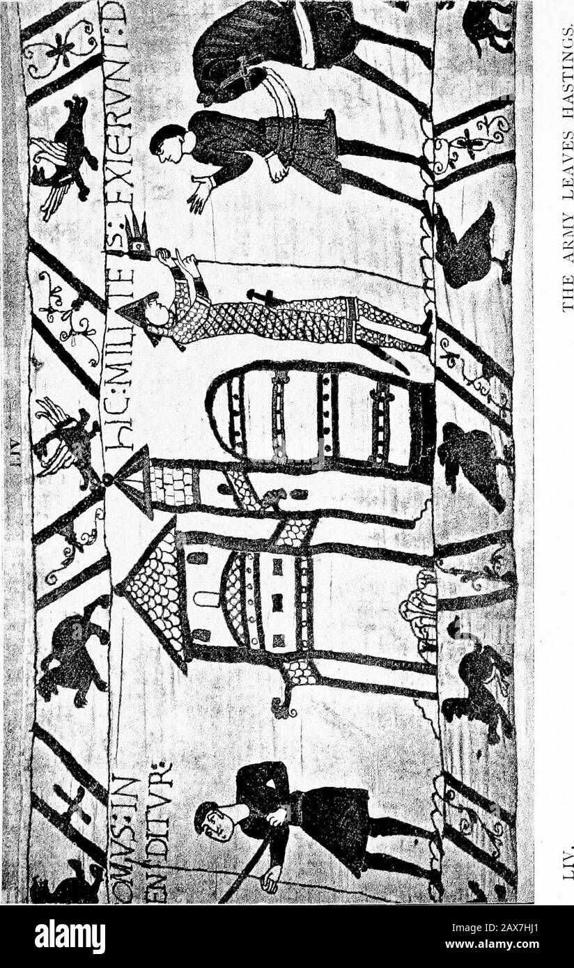 The Bayeux tapestry; a history and description Stock Photo Alamy