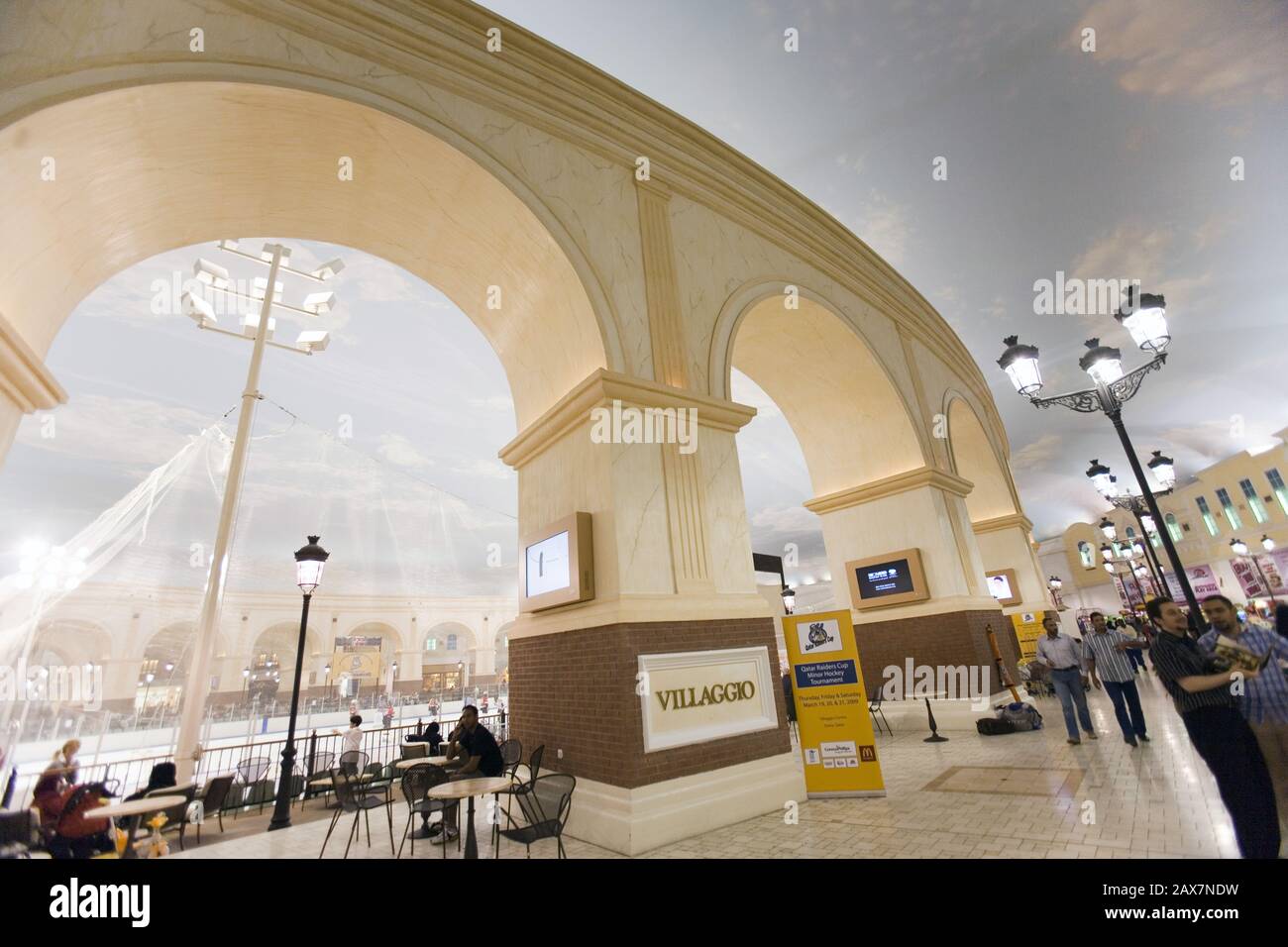 The Villagio Mall, Doha, Qatar. Stock Photo