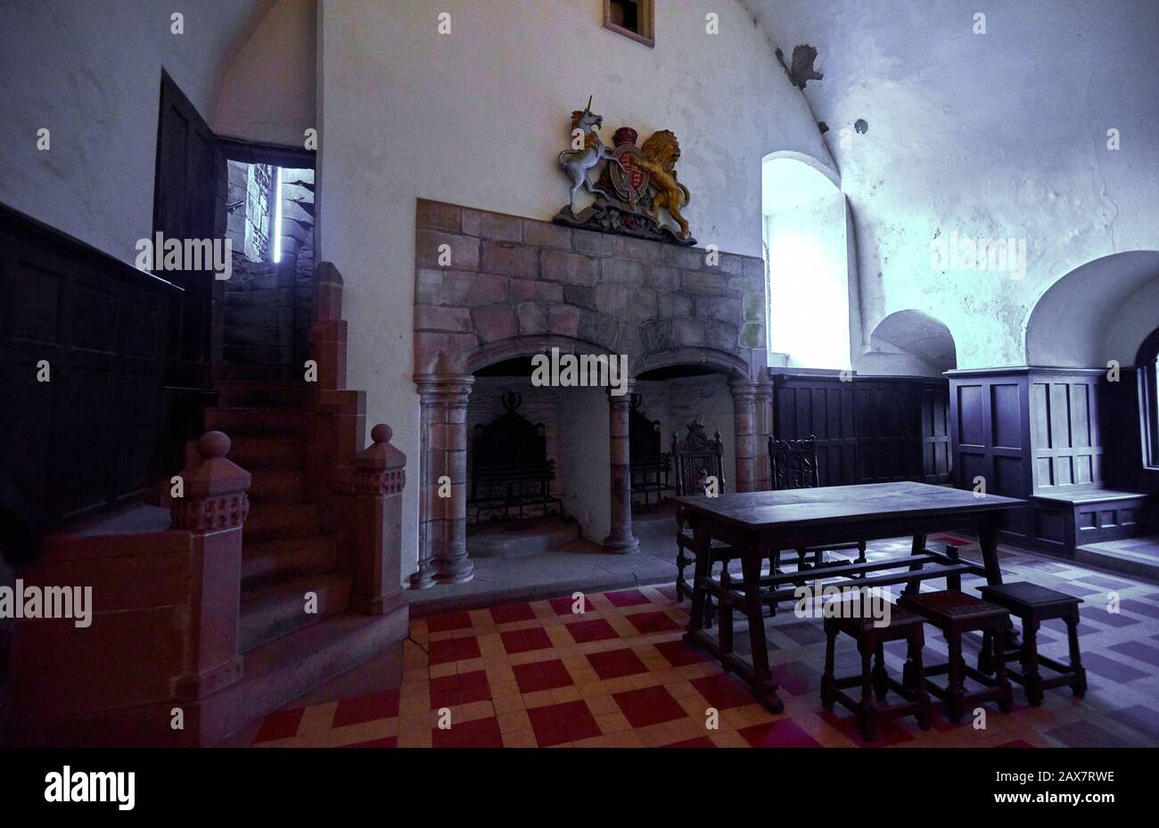 Doune Castle (DOUNE) Stock Photo