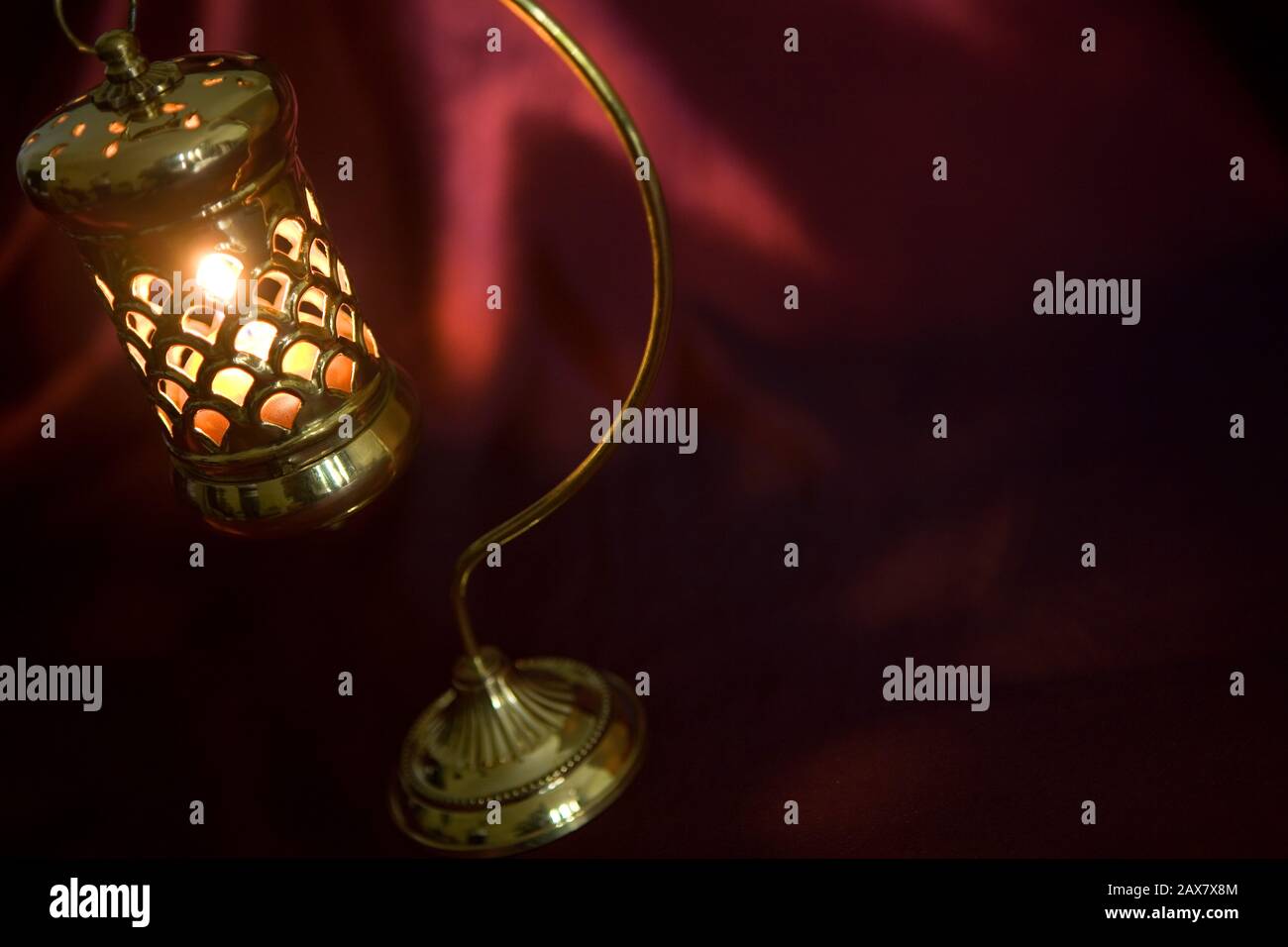 A traditional arabian lantern. Stock Photo