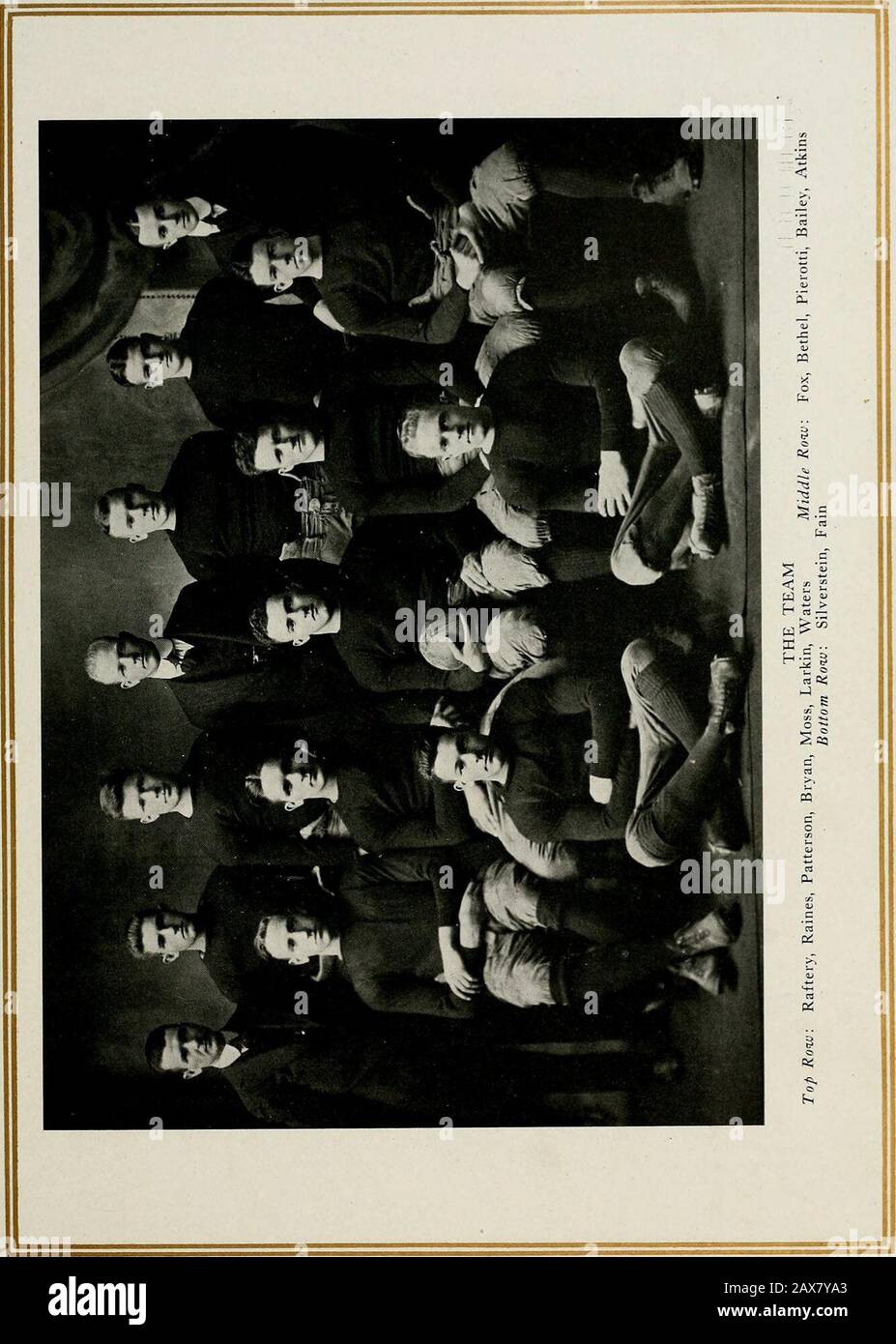 Calyx . Page One hundred seventeen Squad A. F. Pierotti Captain J. B. Waters Manager S. M. Dickson Assistant Manager J. A. Witt . Assistant Manager W. C. Battery (W. & L.) Coach B. D. Bryan (W. & L.) VARSITY Assistant Coach Pierotti Patterson, C. H. Fox Silver-stein Larkin Scovell Baines Gilliam Watts Fain Atkins Bailey Bethel BlainSUBSTITUTES Moss, C. W. Gregg Spencer Hartley Wadsworth Smith, W. E. Bolston Henderson Wilson Patterson, J. Jones, M. C. Taylor Sloan Le Fils Montgomery Henry Corbett Taylor Young » Page One hundred eighteen. Page One hundred nineteen r Stock Photo