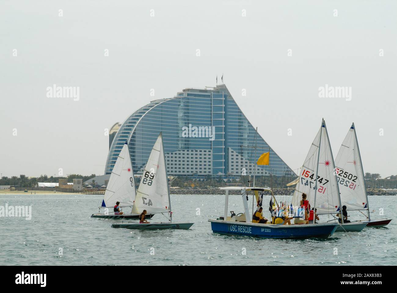 Sailing. Dubai, UAE Stock Photo Alamy