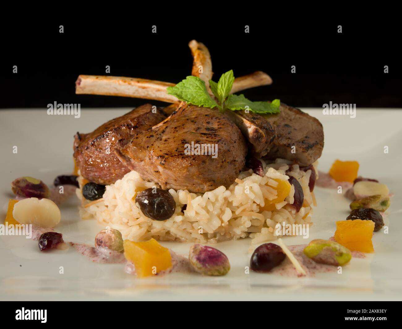 Modern Arabic Cuisine Stock Photo - Alamy