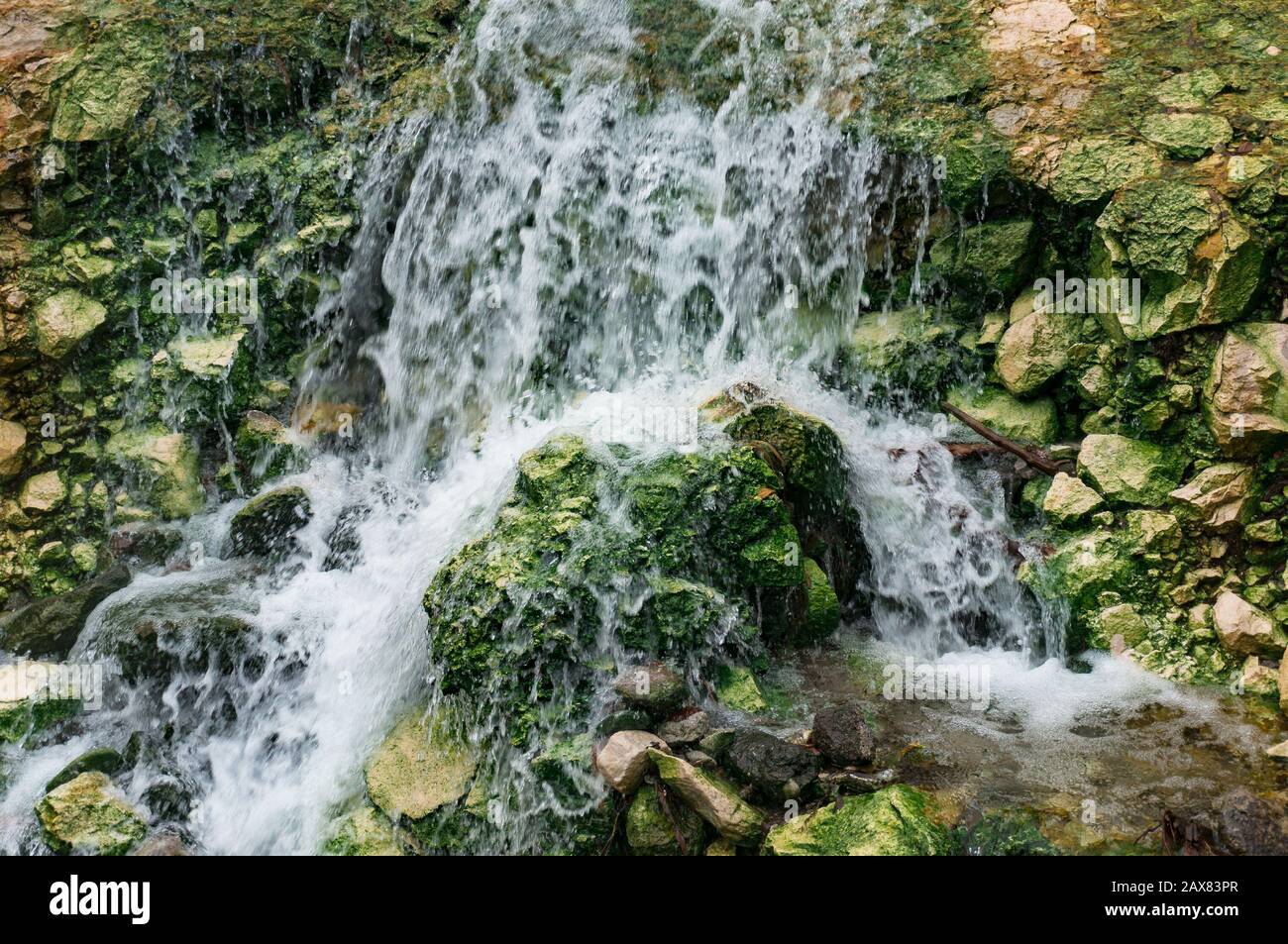Hot Spring Stream With Rocks Hot waterfall spring in kusatsu hi-res stock photography and images - Alamy