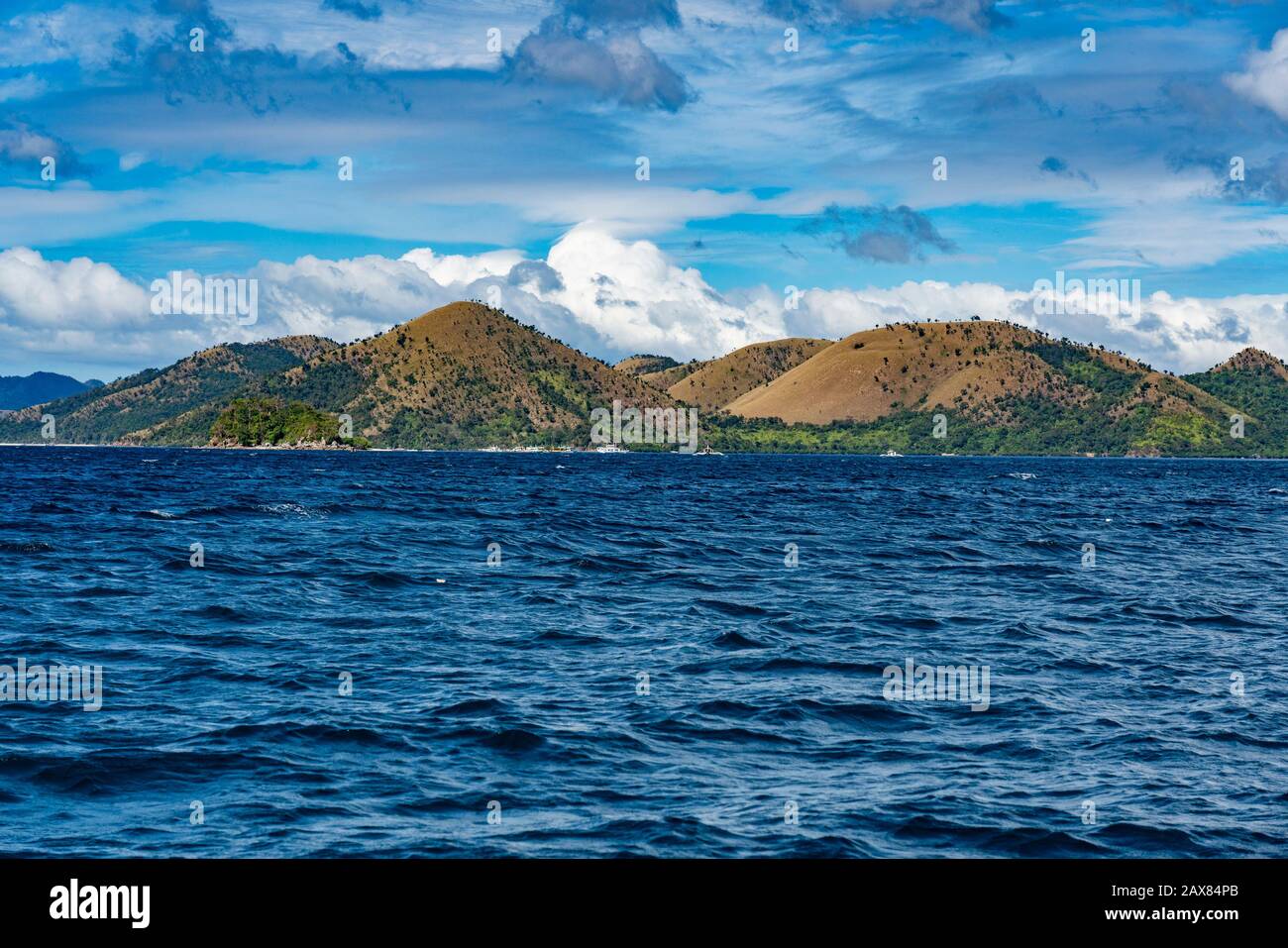 Coron island areal view, Philippines Stock Photo