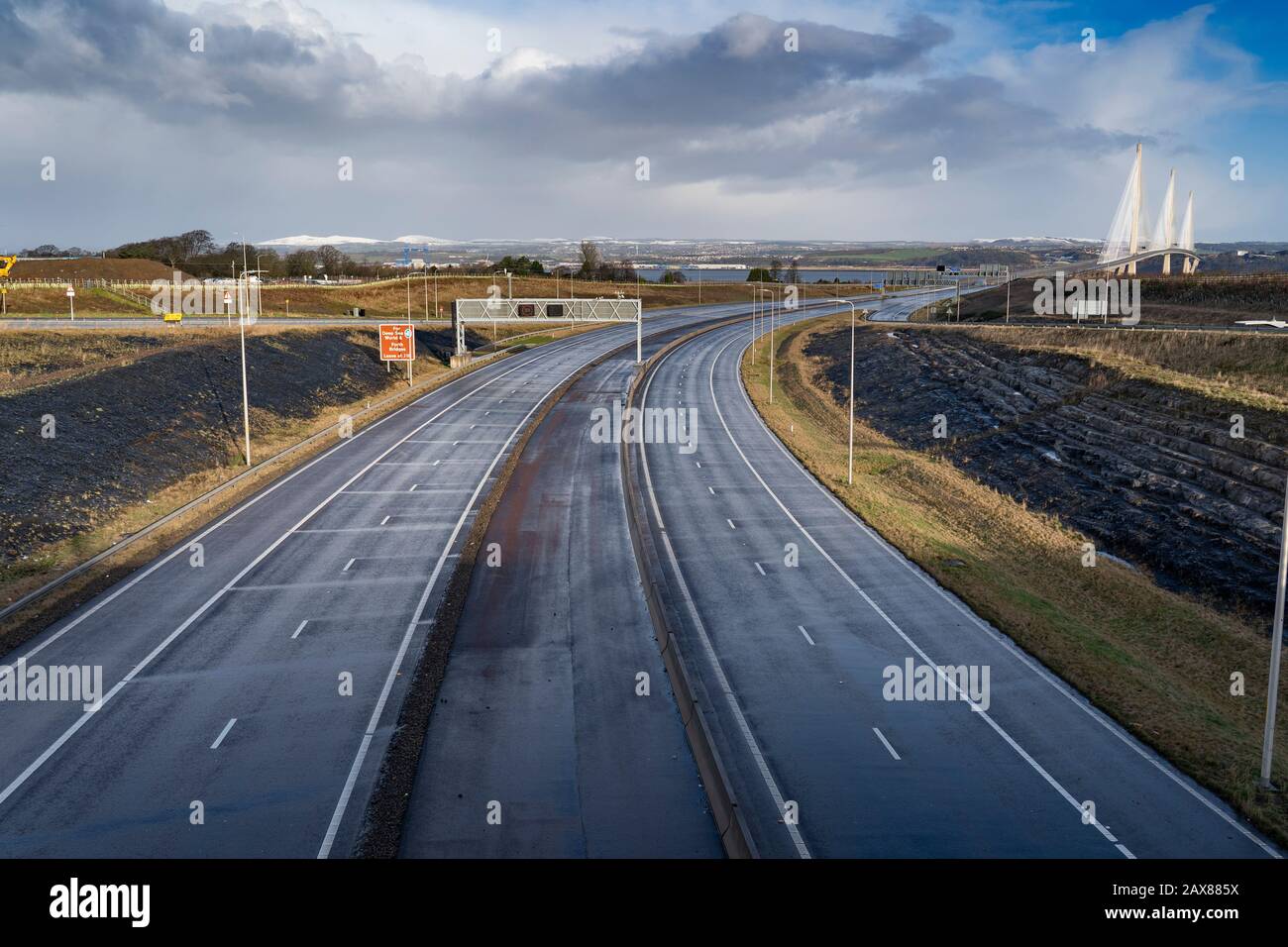 Supporting an overhead road hires stock photography and images Alamy