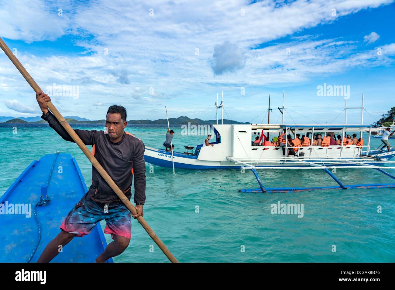 Seascape island in lagoon boracay hi-res stock photography and images ...