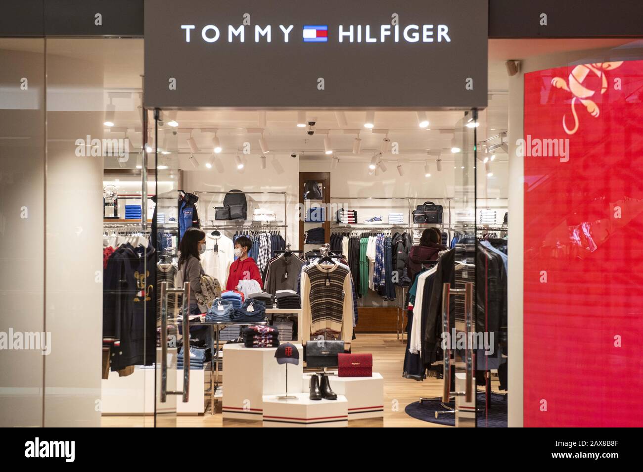 Hong Kong, China. 2nd Feb, 2020. American multinational clothing fashion  brand Tommy Hilfiger store seen in Hong Kong. Credit: Chukrut Budrul/SOPA  Images/ZUMA Wire/Alamy Live News Stock Photo - Alamy