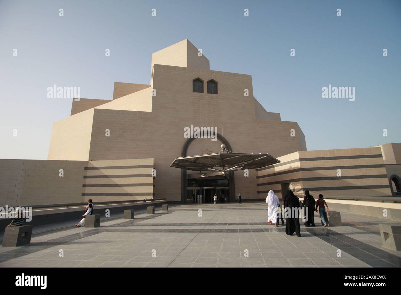 The Museum of Islamic Art in Doha Qatar by I.M. Pei. Stock Photo