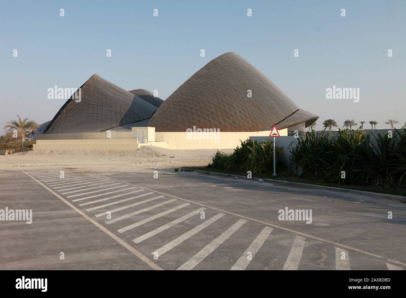 The UAE Pavilion on Saadiyat Island in Abu Dhabi, UAE. Stock Photo