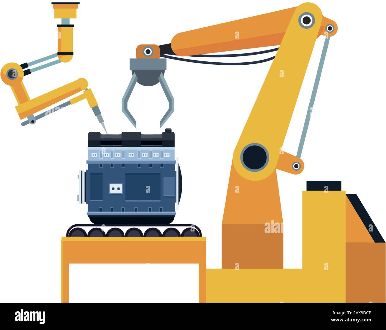 Engines maintenance Stock Vector Images - Alamy