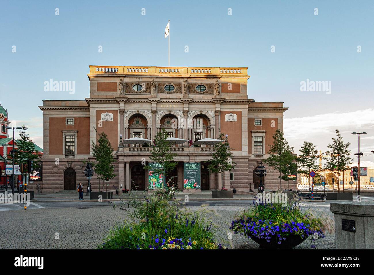 Royal Swedish Opera Exterior Stock Photo