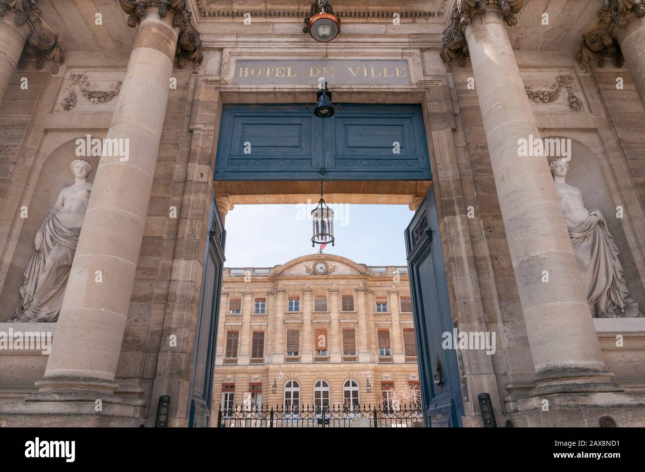 Rathaus, Hotel de Ville, Bordeaux, Aquitaine, Frankreich Stock Photo