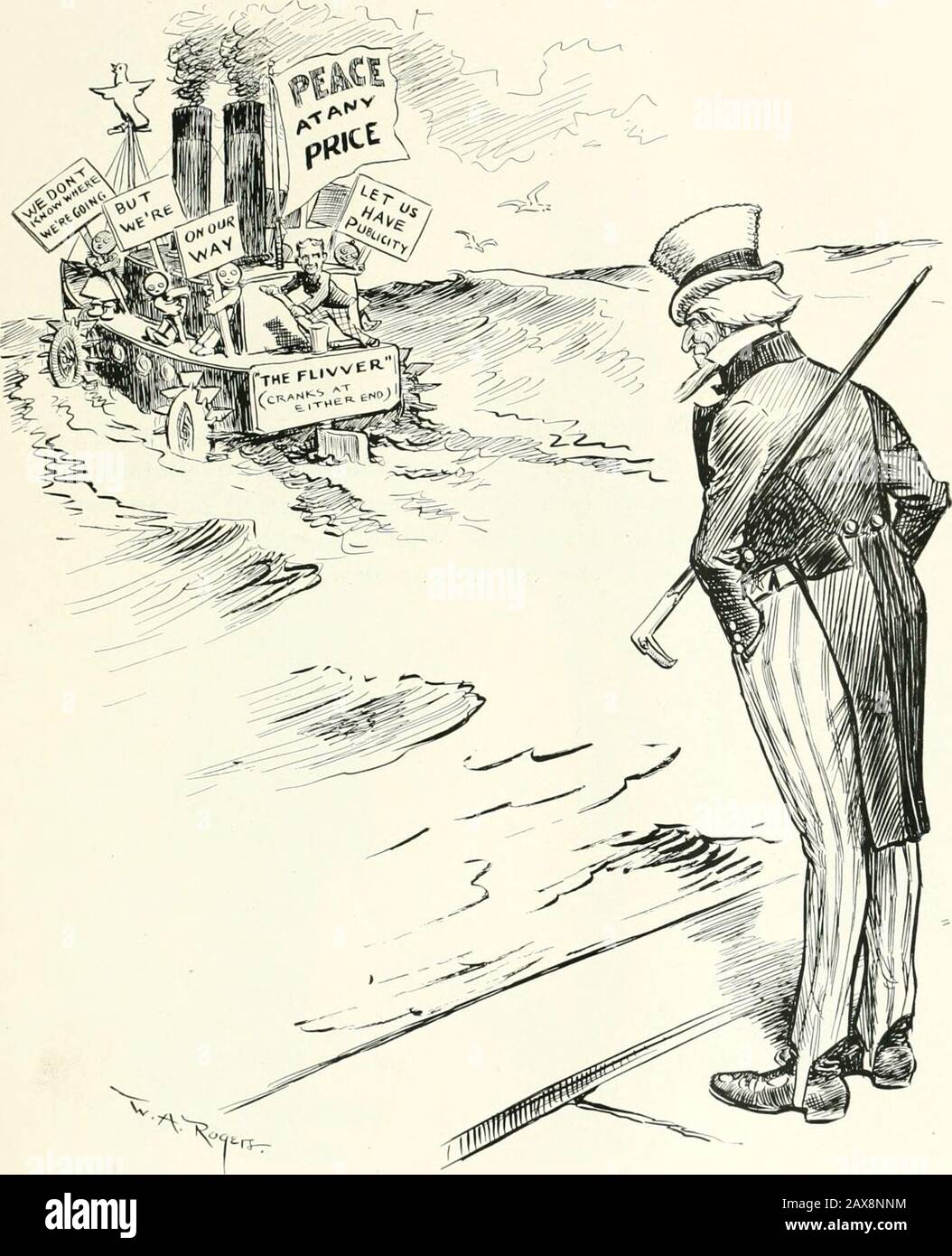 America's Black And White Book; One Hundred Pictured Reasons Why We Are At  War . Watch Your Step! [39] In November, 1915, Mr. Henry Ford Had An  Ideawished On Him By An