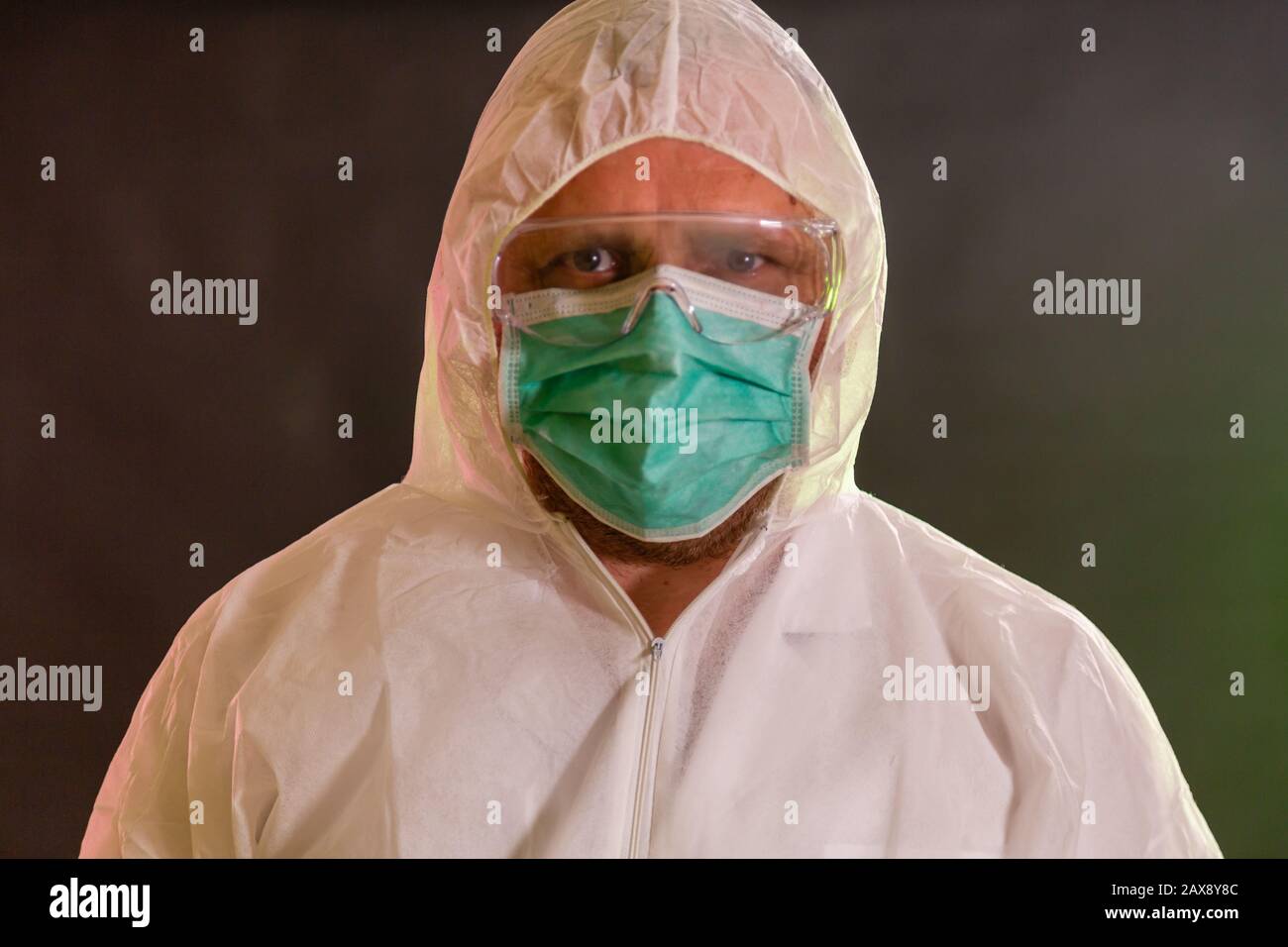 Biohazard hazmat suit chemical hi-res stock photography and images - Alamy