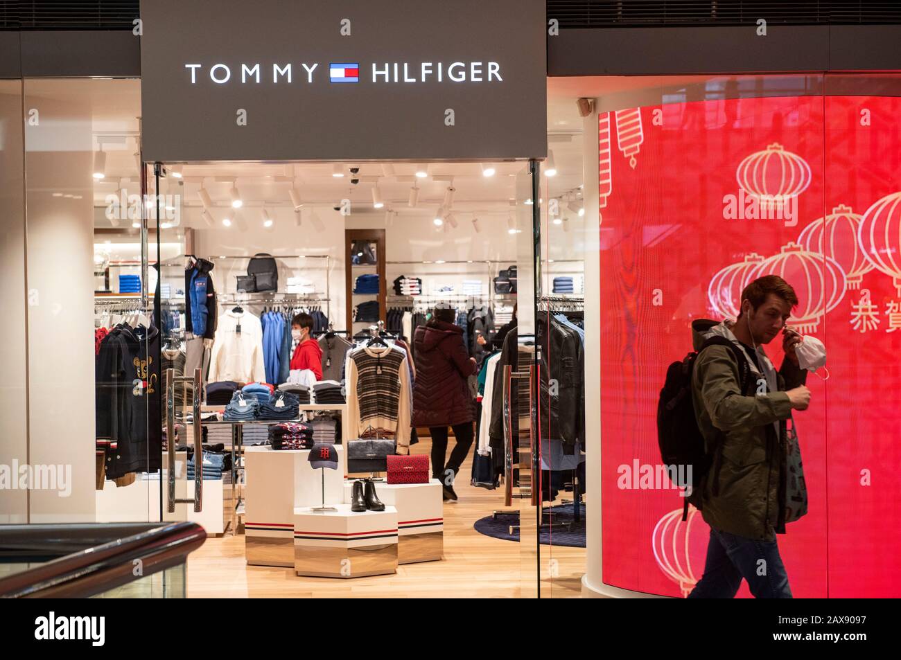 American multinational clothing fashion brand Tommy Hilfiger store seen in  Hong Kong Stock Photo - Alamy