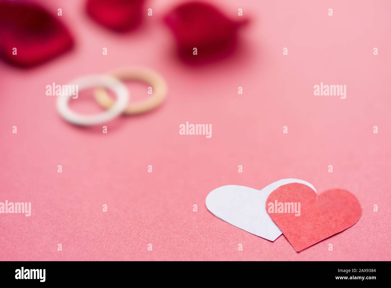 Wedding Rings Creative Promotional Banner Vector Stock Vector -  Illustration of vector, leaflet: 244780587