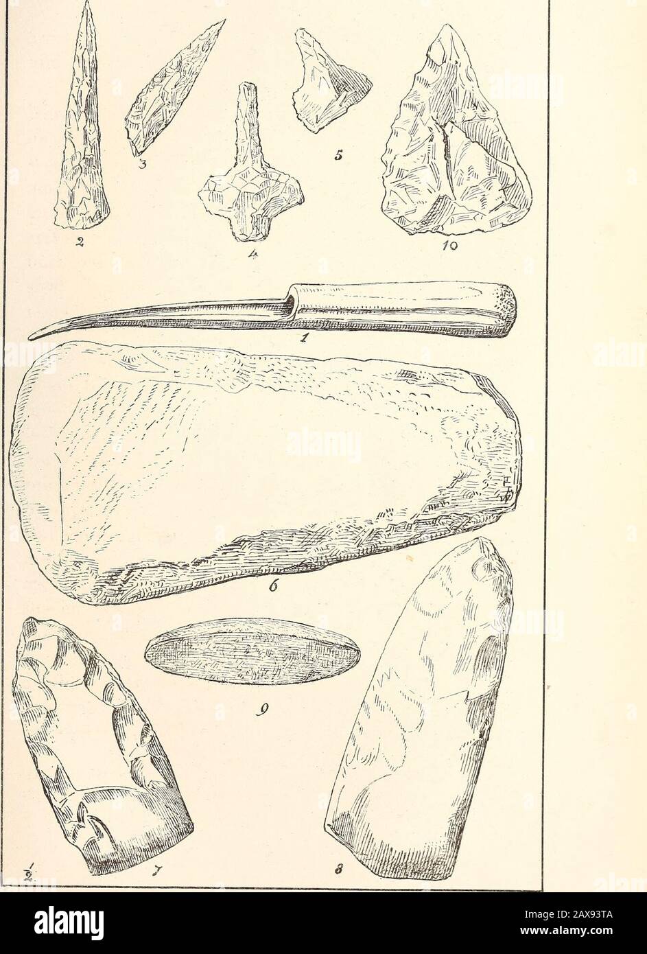 Hand axes of flint hi-res stock photography and images - Alamy