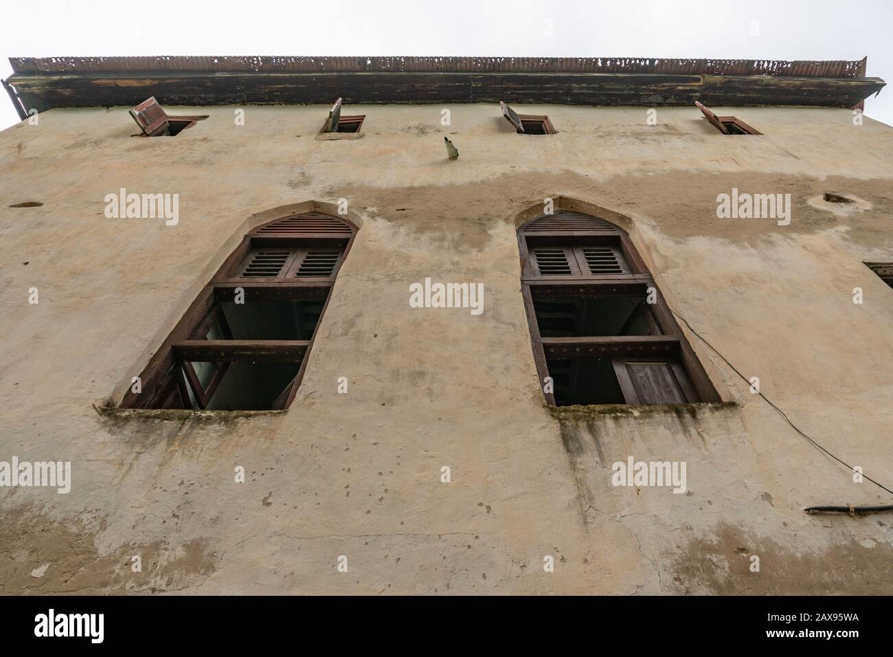 Old deutsch german colonial fort in bagamoyo historical city part near