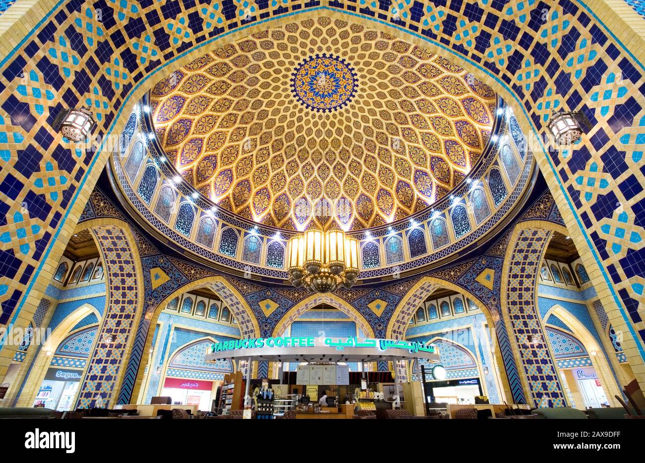 Interior ceiling view of ibn battuta mall hi-res stock photography and ...