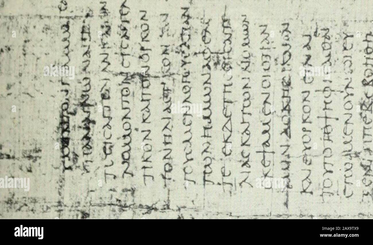 Handbook to the textual criticism of the New Testament . ess regularand ornamental style, more approaching the cursivetype ; and (4) the well-known papyrus of the KOrjvaiwvirdXireia of Aristotle,^ written between A.D. 90 and 100in four different hands, of which two are very smalland cursive, belonging wholly to the non-literary styleof writing, while one is a larger and less well-formed 1 Brit. Mus. Pap. 271 ; facsimile in Palaeographical Societys publications,ii. 182. Brit. Mus. Papp. 108 and 115; complete facsimile in editions byBabington ; specimen facsimiles in Pal. Soc. i. 126, and Catalo Stock Photo
