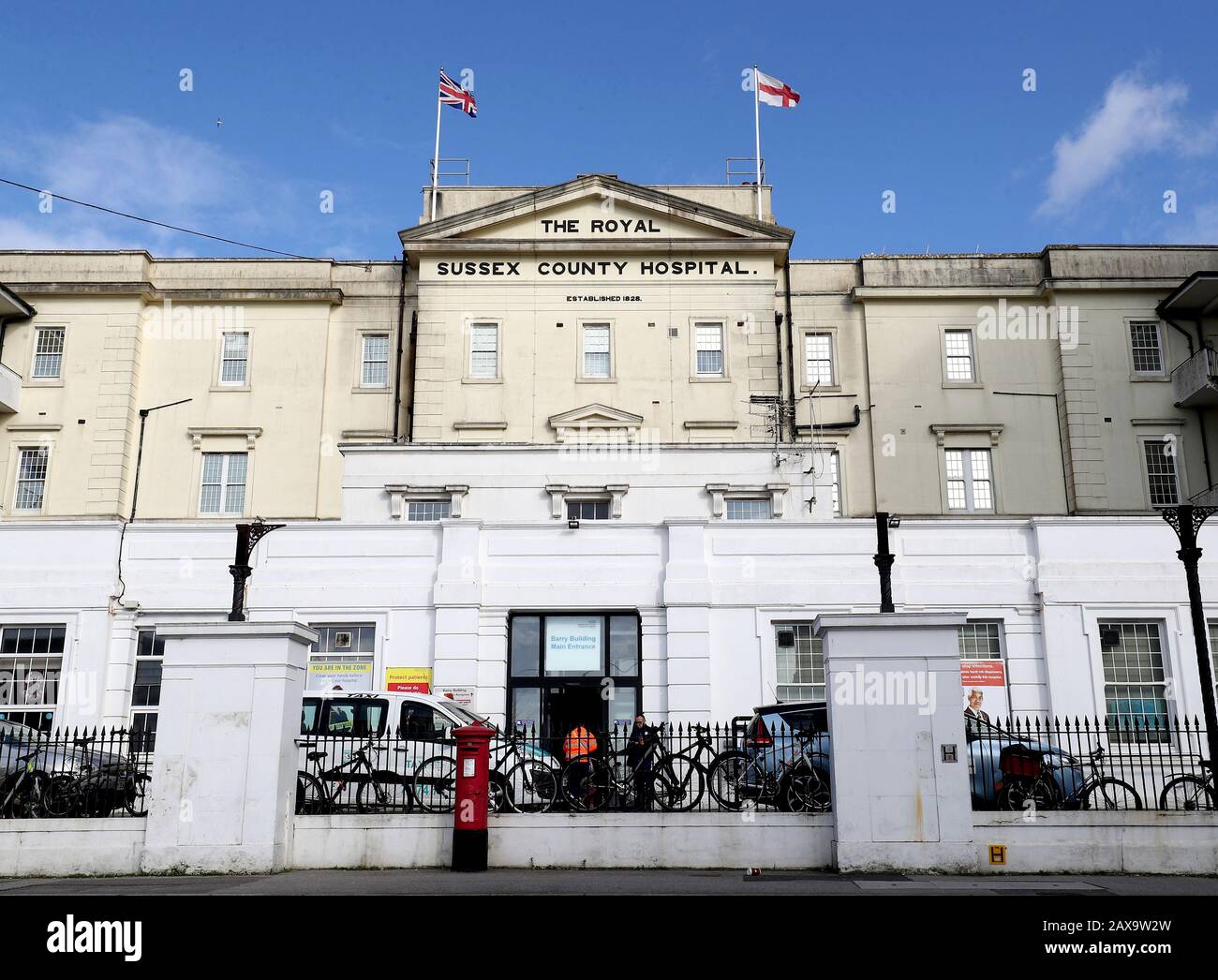 A view of the Royal Sussex County Hospital in Brighton Stock Photo Alamy