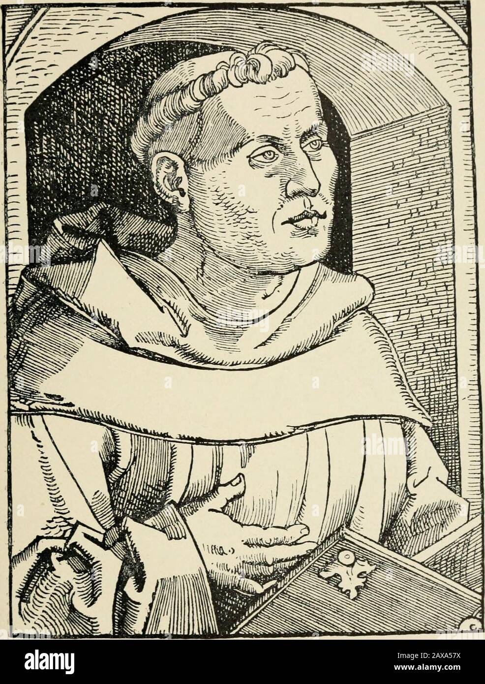 Martin Luther : the hero of the reformation 1483-1546 / by Henry Eyster Jacobs . casionally used. As Ranke hasnoted, this disputation was held not far from theborders of Bohemia, in a district that had sufferedseverely from the Hussite war, in a universityfounded to oppose the teachings of Hus, and beforean audience of princes and others whose fathers hadfought in that war. No affiliation could have beenmore unpopular. The liberal party in the Churchhad placed great emphasis upon the authority of theCouncil of Constance in its antagonism to the Pope;but against them also, Luther was now arraye Stock Photo