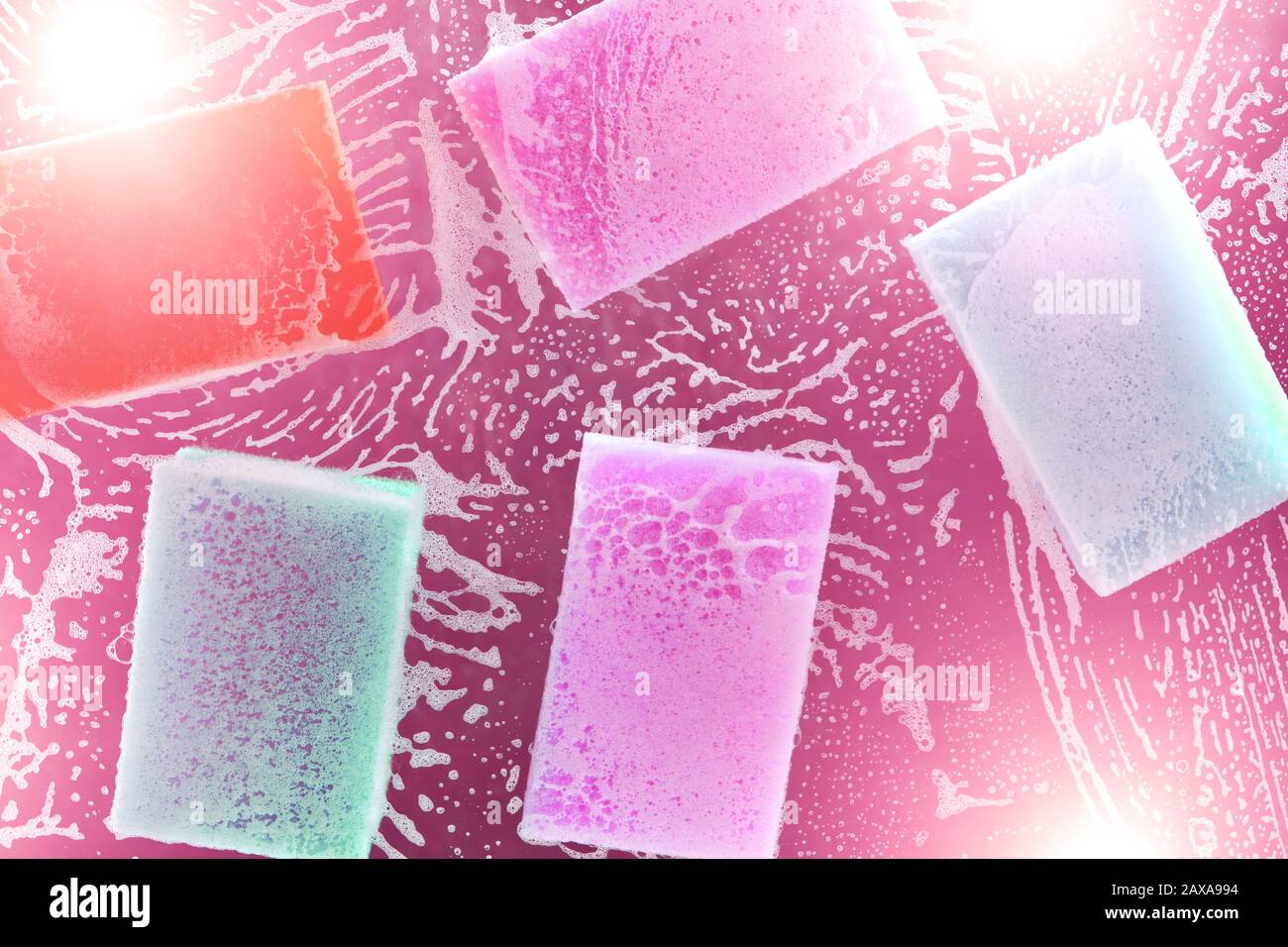 glass dish sponge