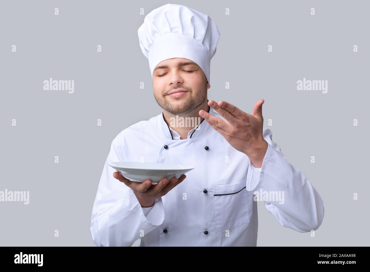 Holding plate hi-res stock photography and images - Alamy