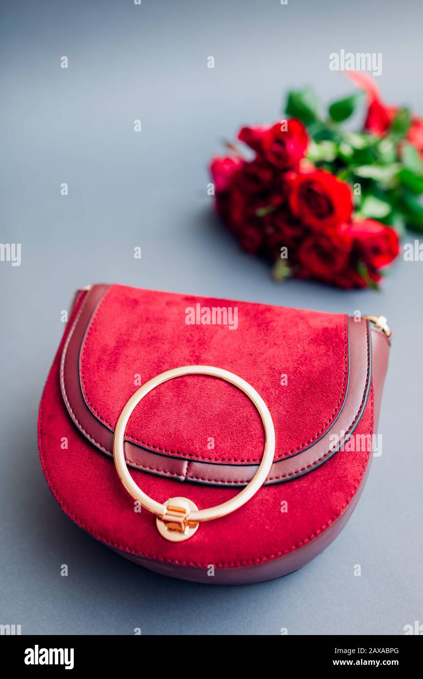 Retro Rose Long Wallet Lady Original Phone Purse 3D Red Flower Embossing  Clutch Bag | Clutches Bags&Wallets | Fashion Bags- ByGoods.Com