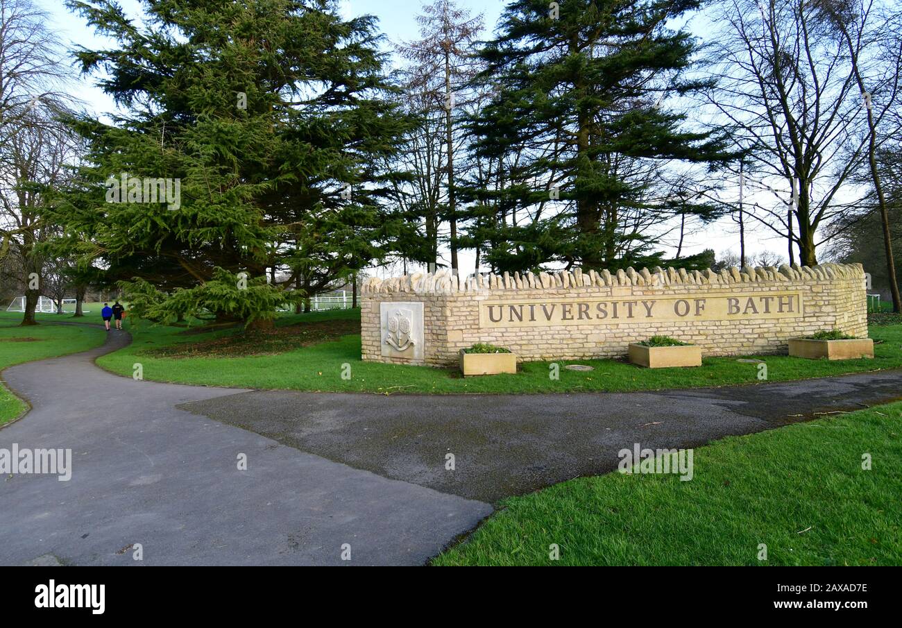 Bath, Uk. 11th Feb, 2020. A member of Bath University has been self isolated and taken away from the public while results awaite from a Lab in Bristol. Drastic Action is being taken . Picture Credit: Robert Timoney/Alamy Live News Stock Photo