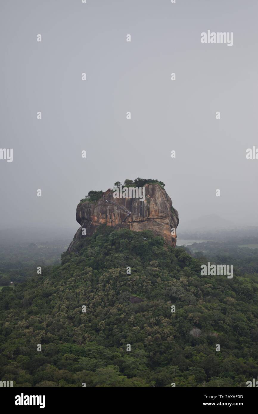 Sigiriya - The Fortress, Dambulla, Central Province, Sri Lanka. Stock Photo
