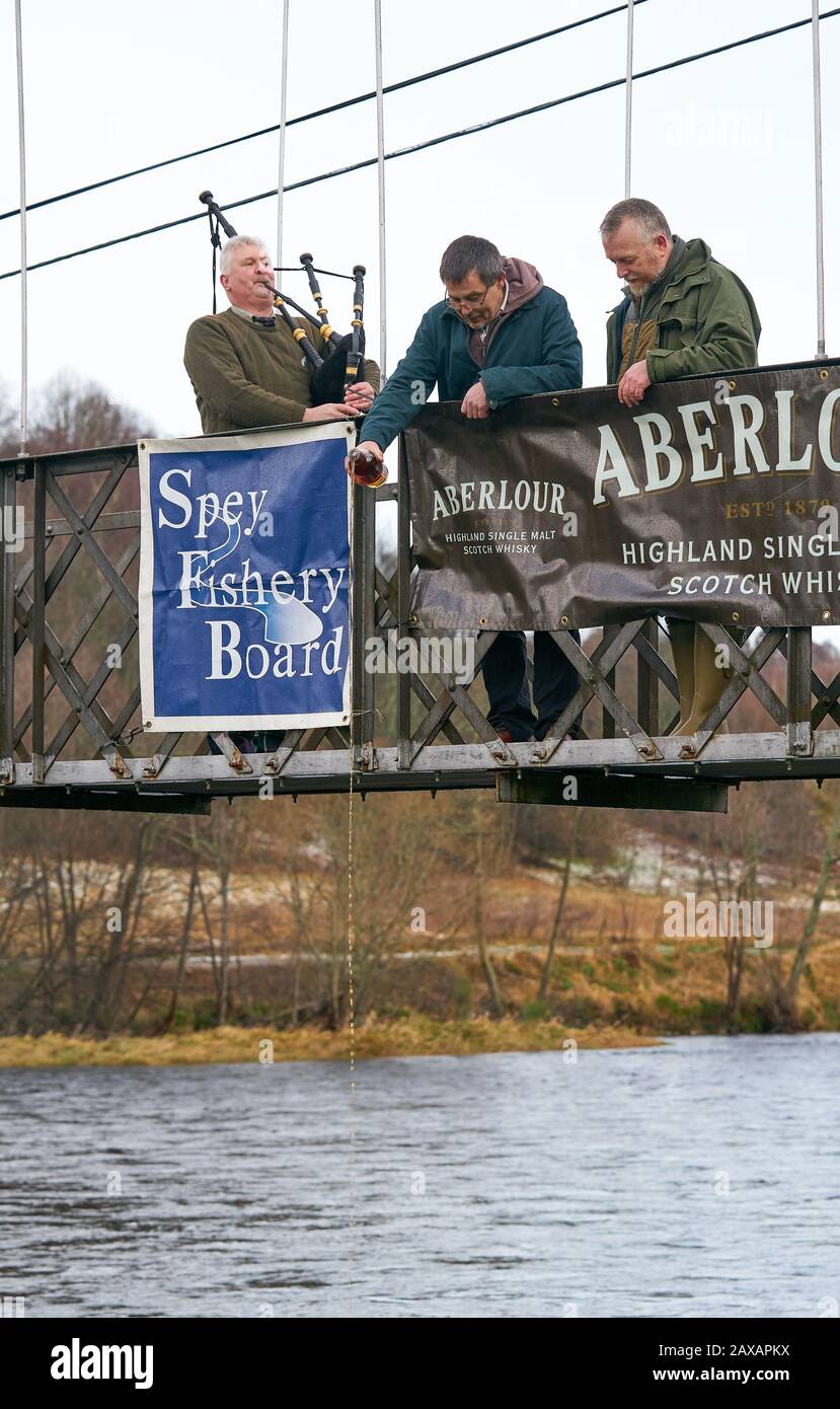 Aberlour, Moray, UK. 11th Feb, 2020. UK. This is from the Official Opening Ceremony and first