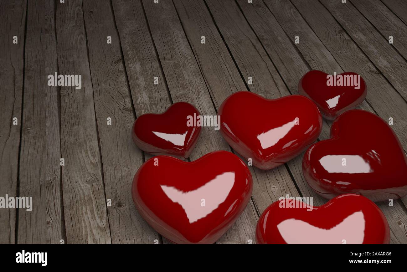 3d rendering beautiful red hi-res stock photography and images - Alamy