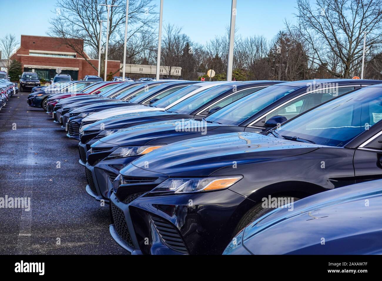 New Car Parking Lot High Resolution Stock Photography and Images - Alamy
