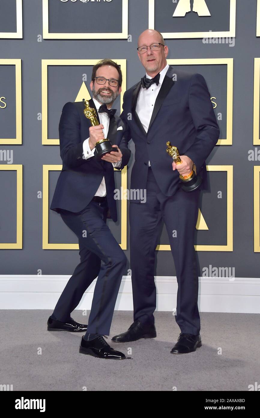 Los Angeles, USA. 09th Feb, 2020. Andrew Buckland and Michael McCusker