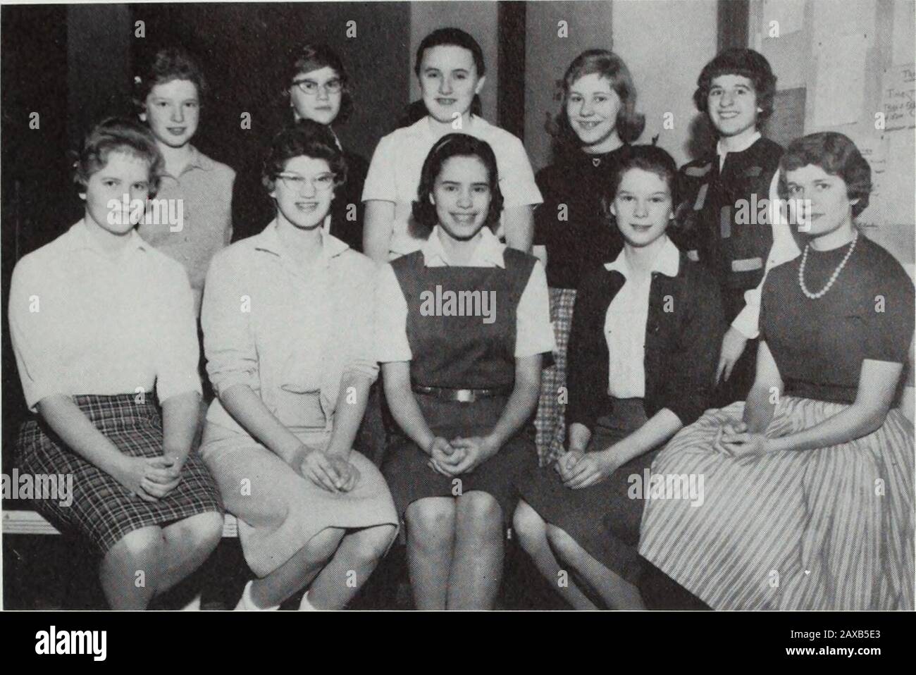 U and I . OFFICERS President Susie Stephens Vice-President Toni Koch Secretary Chris Vestling Treasurer Lynn Greeley Junior Representative Anne Vestling Representative Laura Alpert 54 JUNIOR TERRAPIN. STANDING, from left to right: Char McPherson, Heather Bruce, MargaretHumphreys, Becky Hunter, Deene Gottlieb. SEATED: Anne Vestling, NancyFleming, Nancy Roberts, Julie Costin, Priscilla Sherwin. TADPOLES Stock Photo