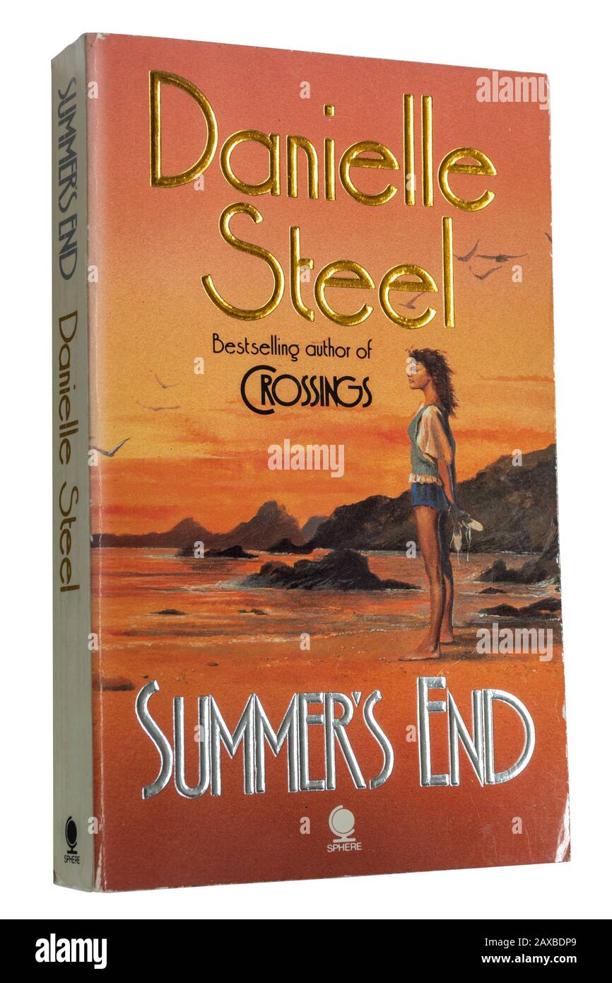 Summer's End, a novel by American writer Danielle Steel, paperback book Stock Photo