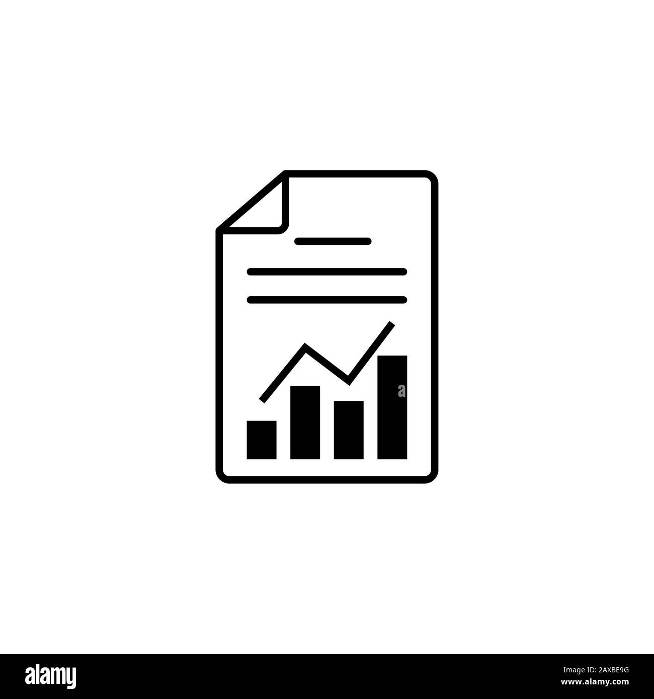 Graphic document or report with chart. Paper reporting. Paper audit Chart Paper Graphic