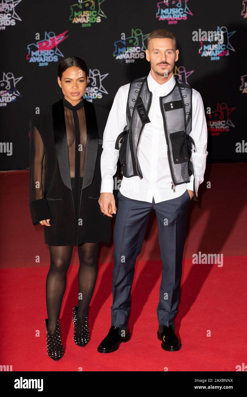 Christina Milian and Matt Pokora on the red carpet before the 2019 NRJ Music  Awards ceremony in Cannes (south-eastern France), at the “Palais des Fest  Stock Photo - Alamy