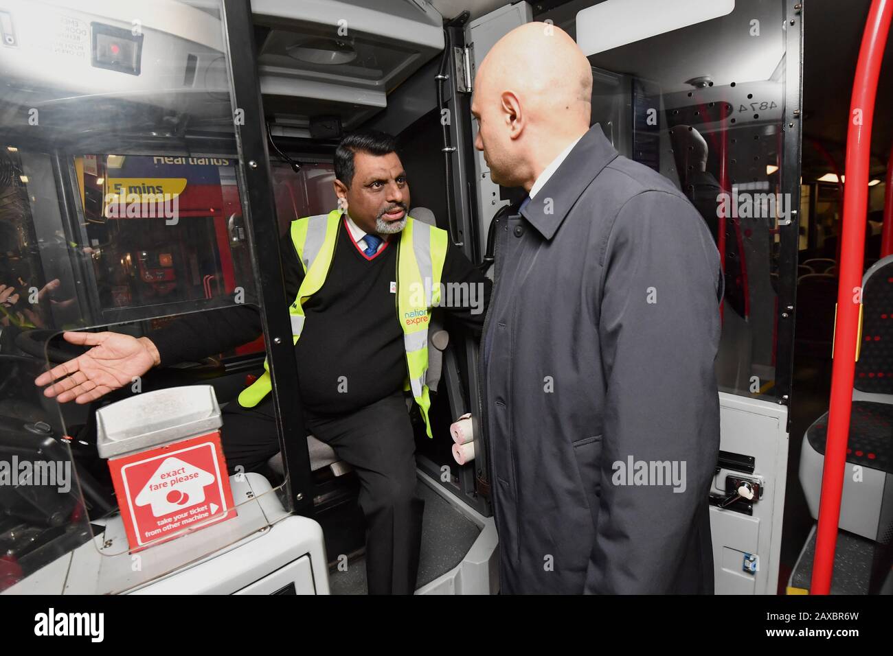 Javid Driver Birmingham central bus garage hi-res stock photography and images - Alamy