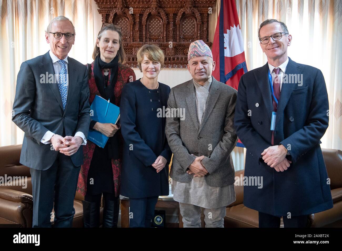 03 February 2020, Nepal, Kathmandu Graf Waldersee, Chairman of