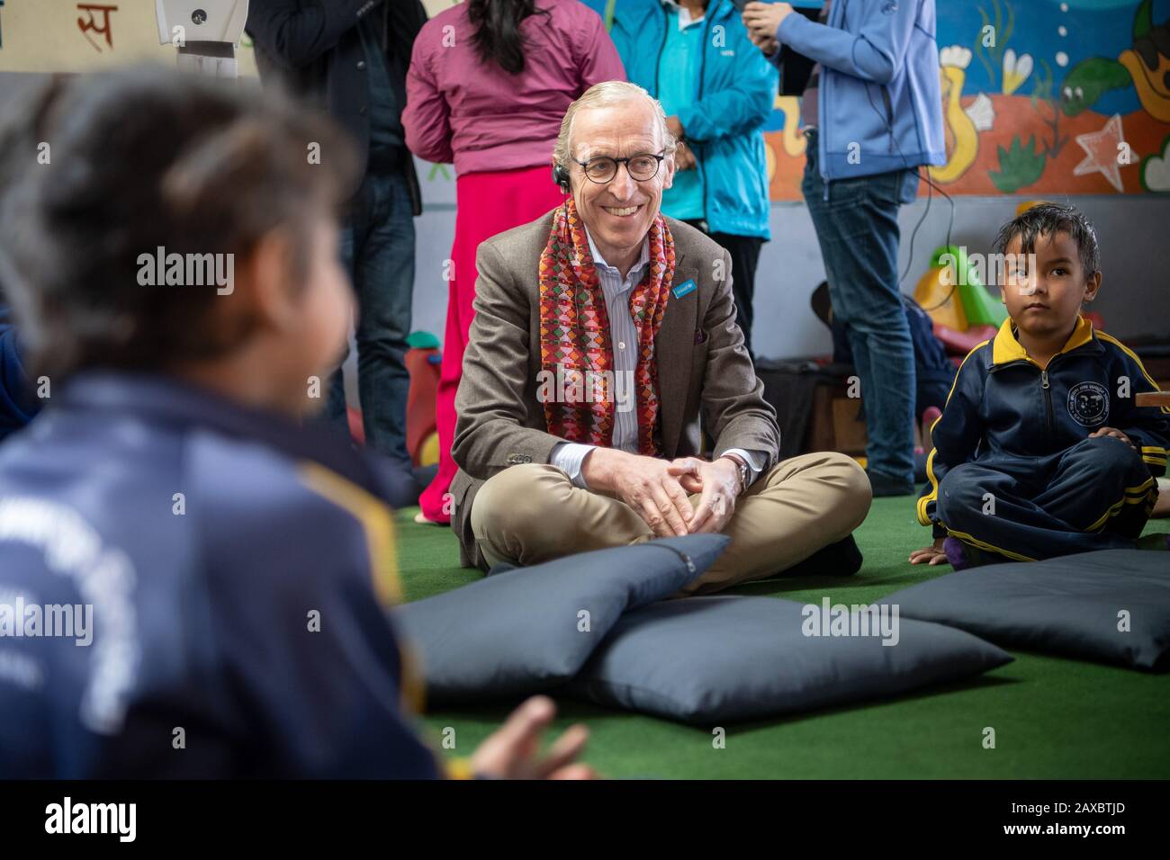 Nepal. 04th Feb, 2020. Graf Waldersee, Chairman of UNICEF Germany